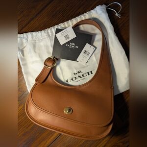 Coach Crescent Cashin Shoulder Bag - Saddle